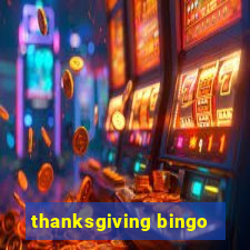 thanksgiving bingo